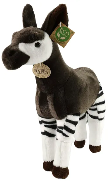 Jucărie de pluș Rappa Prieteni eco - Okapi, 32 cm