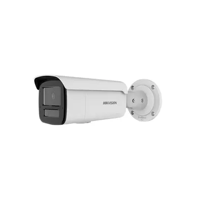 Camera supraveghere exterior IP cu iluminare duala Hikvision AcuSense DS-2CD2T83G2-2LI, 8 MP, 4 mm, IR/lumina alba 60 m, slot card, PoE