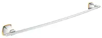 Bara prosop Grohe, Grandera bath towel bar, montare pe perete, fixare ascunsa, 600mm, crom/auriu