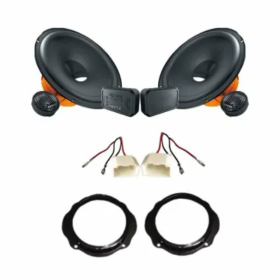 Pachet difuzoare auto Hertz Dieci dedicat usi fata Ford Focus C-Max 2003-2010, RMS 80W