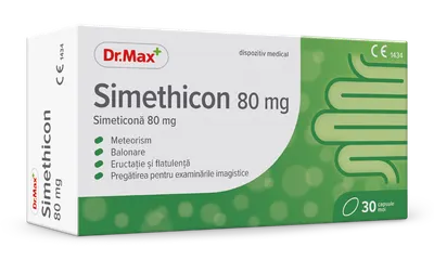 Dr. Max Simeticona 80mg, 30 capsule moi