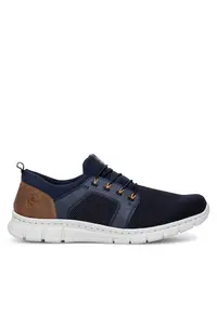Pantofi barbati - B7796-14 - albastru inchis - material sintetic -