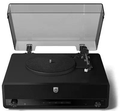 Gramofon Philips - Retro TAV3000B/10 Bluetooth, semi-automat, negru