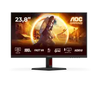 Monitor Consumer AOC Q24G4RE, 23.8", 2560 x 1440 pixeli, Black, Red, 3 ani Garantie