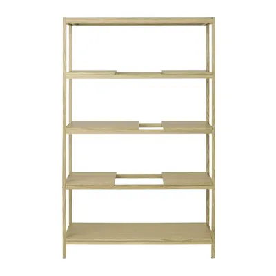 Etajeră în culoare naturală cu aspect de lemn de stejar 105x170x40 cm Sukoya – Blomus