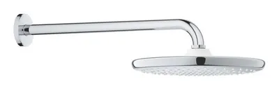 Dus fix Grohe Tempesta 250 26668000, 1/2 inch, universal, 250 mm, anti-calcar, 1 pulverizare, spate alb, Crom