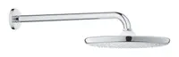 Dus fix Grohe Tempesta 250 26668000, 1/2 inch, universal, 250 mm, anti-calcar, 1 pulverizare, spate alb, Crom