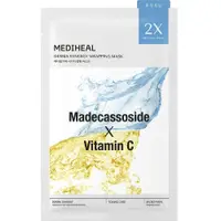 Mască de față pentru uniformizare, Derma Synergy Wrapping Mask Madecassoside x Vitamin C, 25 ml, Mediheal