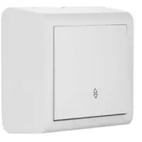 Intrerupator cu Revenire PT Nivo Ovivo OV00663, 10A, 250V, IP20, alb