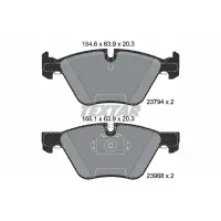 Set placute frana, frana disc TEXTAR 2379401