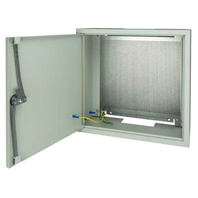 Cutie otel,contr.perf.,L400xH400xA200mm,inchidere in 3 pct.