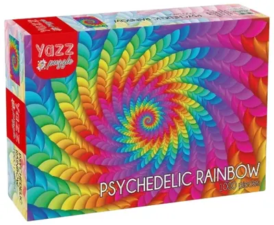 Puzzle Yazz Puzzle din 1000 piese - Curcubeu psihedelic