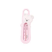 Termometru plutitior de baie, BabyOno, Model ursulet, Fara mercur, 23x10 cm, Roz