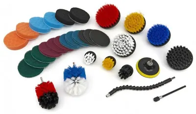 Kit multifuncțional de curățare și lustruire 3 în 1 HBM - 10374, 31 buc