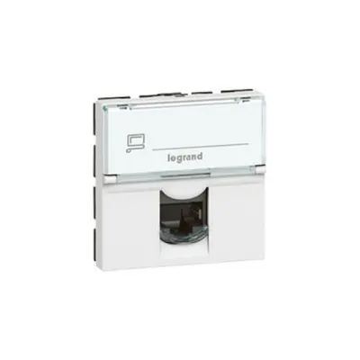 RJ45 priza Arteor - category 6 UTP - 8 contacts - 2 module - alb