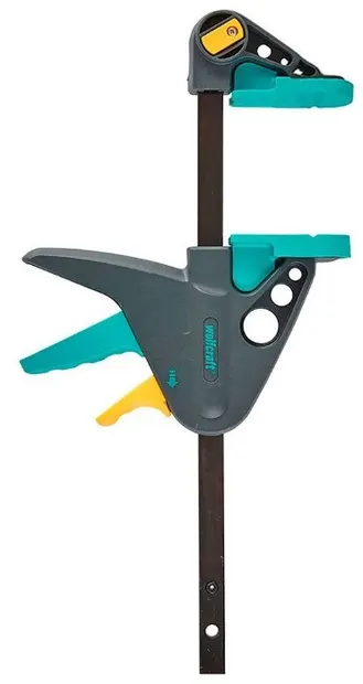 Clemă cu acțiune rapidă și fălci din plastic Wolfcraft - EHZ PRO, 65 х 150 mm