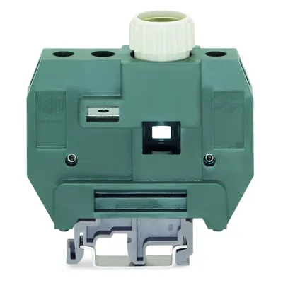 3-conductor fuse terminal block; without blown fuse indication; for DIN-rail 35 x 15 and 35 x 7.5; 10,00 mm²; light gray