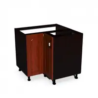 Corp inferior colt cu 2 usi Zebra MDF mustata cedru