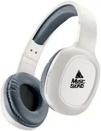 Căști wireless cu microfon Cellularline - Music Sound Basic, albe