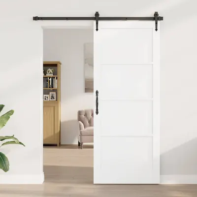 vidaXL Ușă de interior 86 x 211 cm placaj Alb