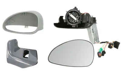 Oglinda stanga potrivit CITROEN C4 I 2004-2009 - electrica grunduita