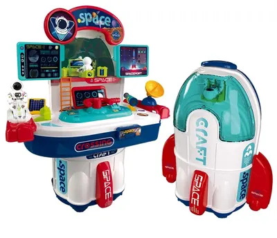 Set joc Yifeng - Mini navă spațială într-o valiză