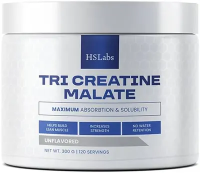 Tri Creatine Malate, fără gust, 300 g, HS Labs