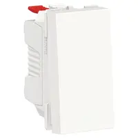 Intrerupator cu revenire 1 modul Schneider Noua Unica NU310618, alb