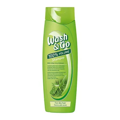 Sampon Wash & Go cu Extract de Aloe Vera, pentru Par Uscat, 180 ml