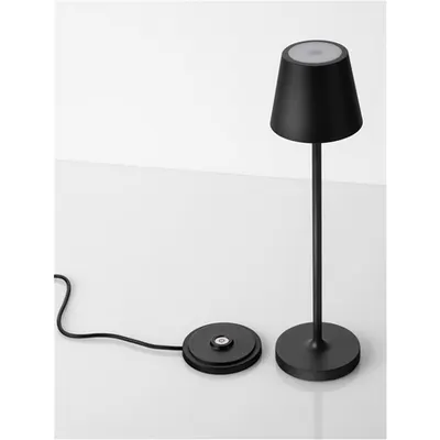 Lampa podea PETIT Nisipiu Anthracit Aluminiu LED 2 Wat 3.7 Volt 101Lm 3000K IP54 Intrerupator On/Off USB wire