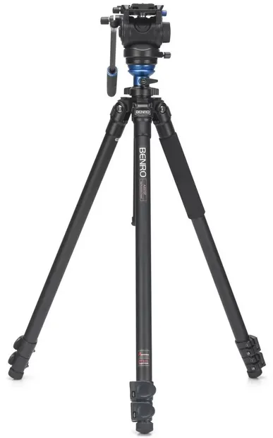 Trepied video Benro - Travel Angel Aero + S4PRO, 55.5-165.5 cm, negru