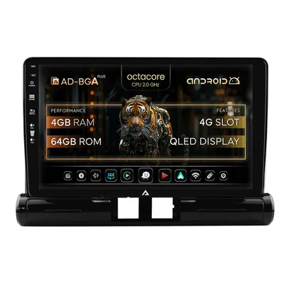 Navigatie Citroen C3 Low-V (2024+), Android, A-Octacore 4GB RAM + 64GB ROM, 9 Inch - AD-BGA9004+AD-BGRKIT246