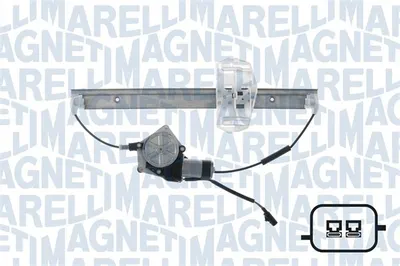 Macara geam Fata Stanga (electric, cu motor, numar usi: 4) potrivit JEEP WRANGLER III, WRANGLER IV 01.06