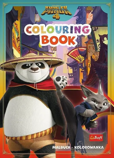 Carte de colorat Trefl - Kung Fu Panda