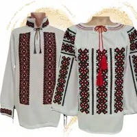Set Traditional Cuplu 585 Camasi traditionale cu broderie