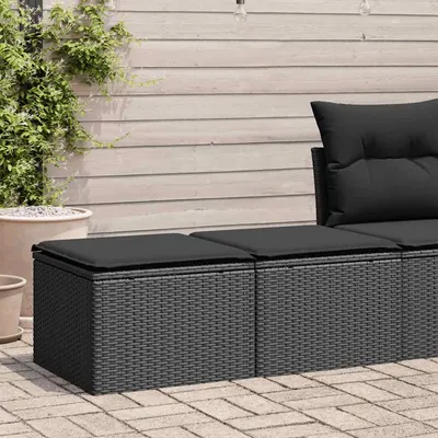 Gossi set mobilier de gradina cu perne, 2 piese poliratan/lemn acacia