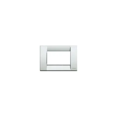 Placa ornament 3 module Vimar(Idea)metall.silver