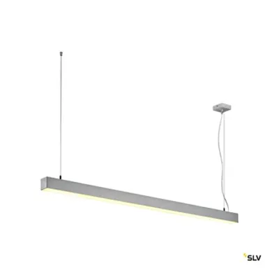 Q-LINE SINGLE LED 47W, 3200lm, 830, DALI, 1500mm, argintiu