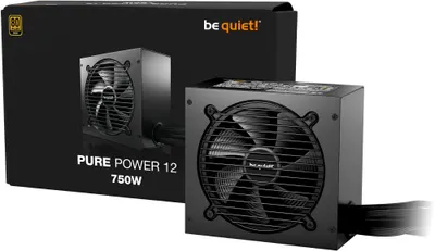Sursă de alimentare be quiet! - PURE POWER 12, 750W, 80 PLUS Gold