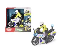 Motocicleta Politie Dickie Toys 17 cm, cu lumini si sunete