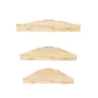 Raft suspendat EDIS, stejar, 39,4x14,5x5 cm