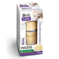 Brit Care Cat Mousse Real Chicken and Goat Milk 6x25 g