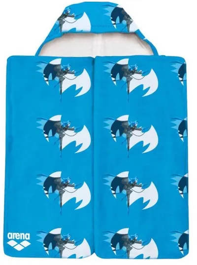 Prosop pentru copii Arena - Poncho Super Hero, albastru
