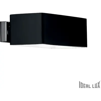 Aplica Box, 2 becuri, dulie G9, L:200 mm, H:70 mm, Negru