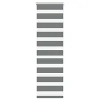 vidaXL Jaluzea tip zebra gri închis lățime țesătură 40,9 cm poliester
