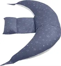Pernă Nuvita 12 în 1 pentru sarcină și alăptare - Dreamwizard, Blue Stars