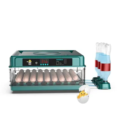 Incubator oua automat OVOBOX-130, 130 oua gaina, 86 oua rata, 65 oua gasca, alimentare 220V/12V