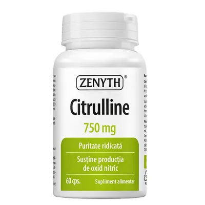 Citrulina 750 mg, Zenyth | 60 capsule