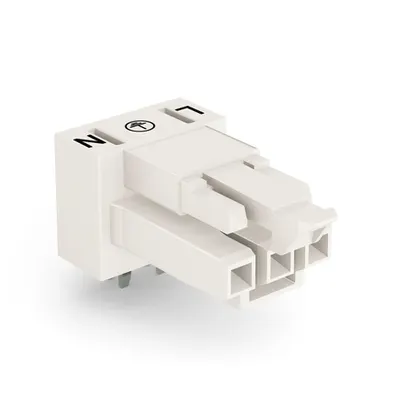 Socket for PCBs; angled; 3-pole; Cod. A