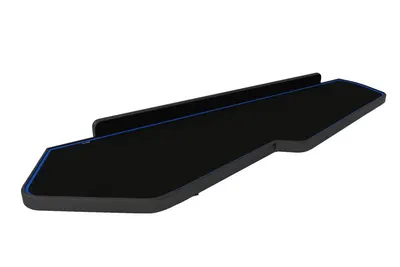 Masa lunga bord camion compatibila cu Volvo FH 4 01.2013+, Negru cu cusatura albastra